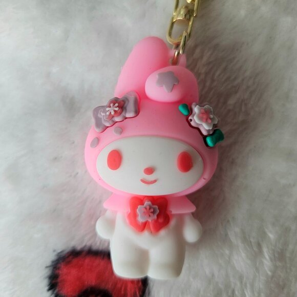 New My Melody Cherry Blossom Keychain/Bag Charm - Picture 2 of 5